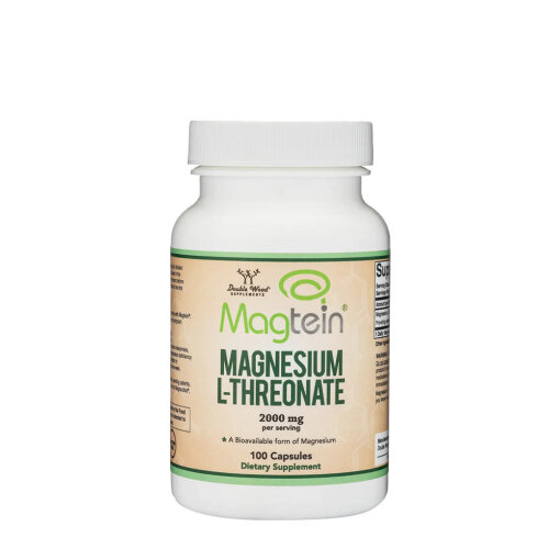 Double Wood Supplements Magnesium L-Threonate (Magtein) (100 Capsules)