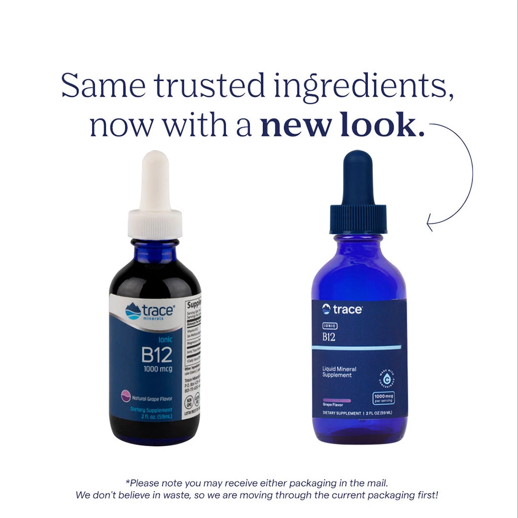 Trace Minerals – Flydende Ionisk B12 1000 mcg - Billede 4