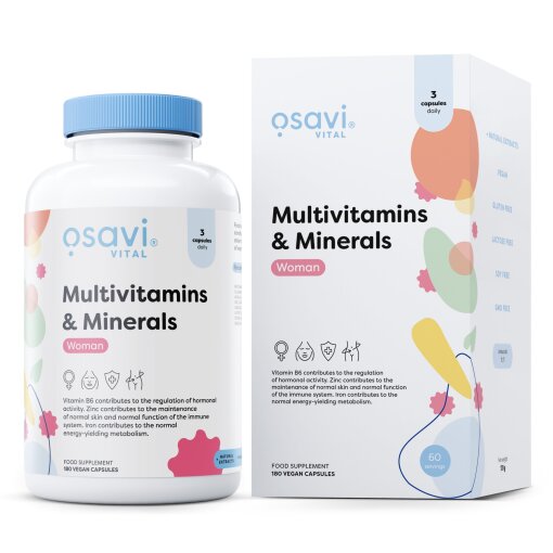 Multivitamins & Minerals Woman - 180 vegan caps
