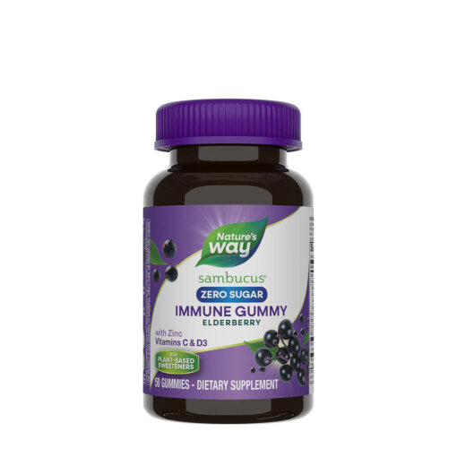Nature's Way - Sambucus Zero Sugar Immune Gummy (50 Gummies)