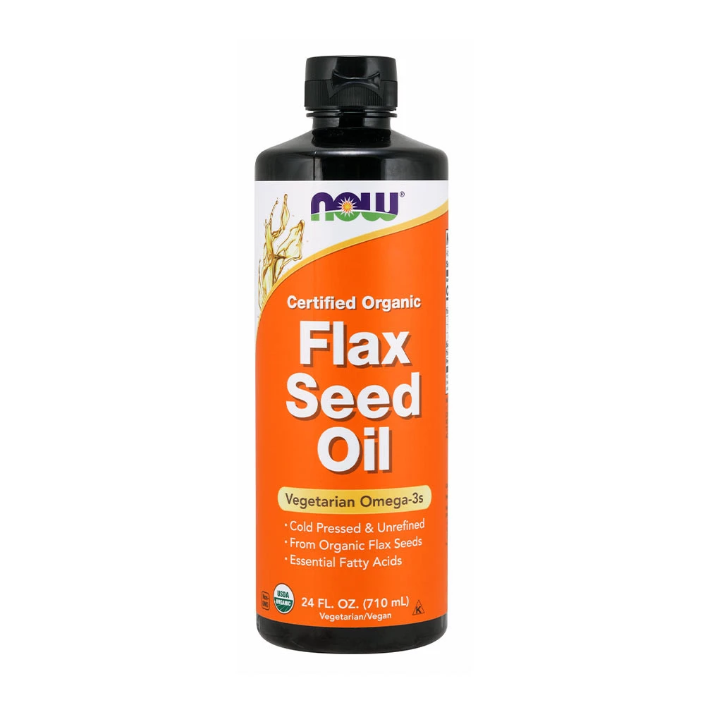NOW Foods – Økologisk Hørfrøolie 24 oz