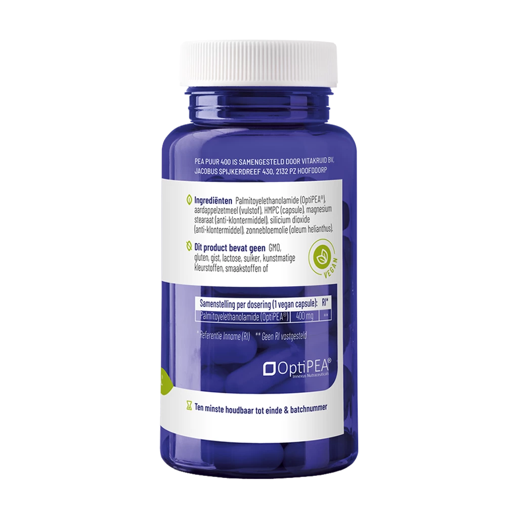 PEA Pure – Kapsler 400 mg - Billede 3