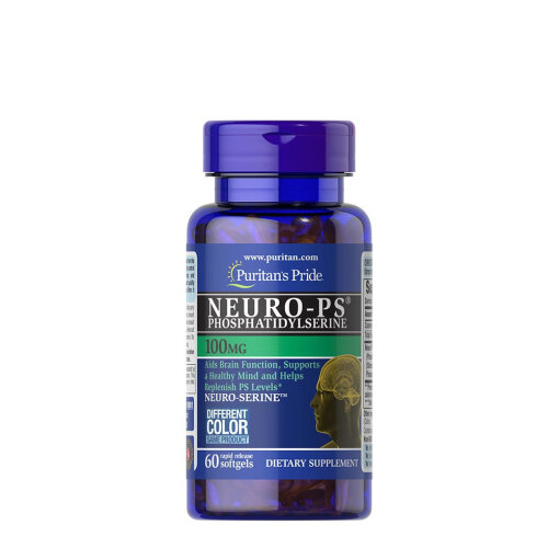 Puritans Pride Neuro-PS (Phosphatidylserine) 100 mg (60 Softgels)