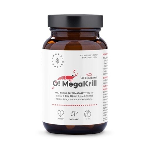 AURA HERBALS O! MegaKrill 1180 mg (60 caps.)