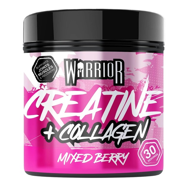 Warrior - Creatine + Collagen, Mixed Berry - 270g