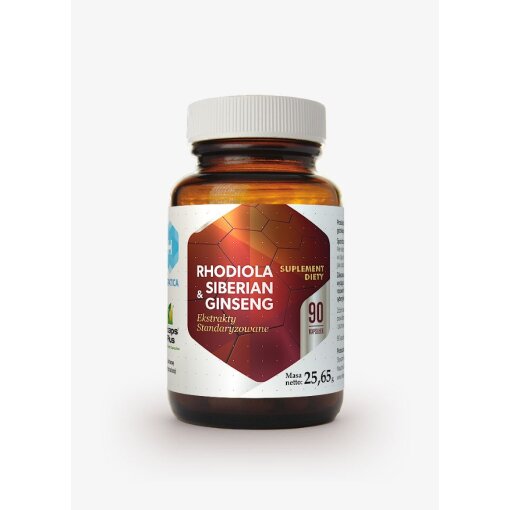 HEPATICA Rhodiola & Siberian Ginseng (90 caps)