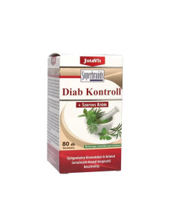 JutaVit Diab Control + Organic Chromium (80 Tablets)