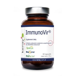 KENAY ImmunoVir - artemizyna andrographis glicyryzyna laktoferyna (60 kaps.)