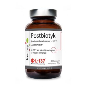 KENAY Postbiotic Lactobacillus plantarum L-137 (60 caps)
