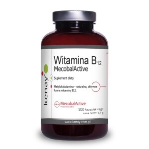 KENAY Vitamin B12 (methylcobalamin) MecobalActive (300 caps)