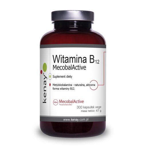 KENAY Vitamin B12 (methylcobalamin) MecobalActive (300 caps)