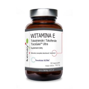 KENAY Vitamin E Tocotrienols and Tocopherols TocoGaia Ultra (30 caps)