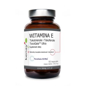 KENAY Vitamin E Tocotrienols and Tocopherols TocoGaia Ultra (60 caps)