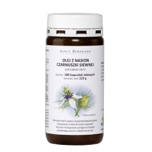 KRAUTERHAUS SANCT BERNHARD Black Cumin Oil Mono Capsules (180 caps)