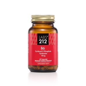 LABS212 Vitamin B6 Pyridoxal 5'-Phosphate + Pyridoxine (60 caps)