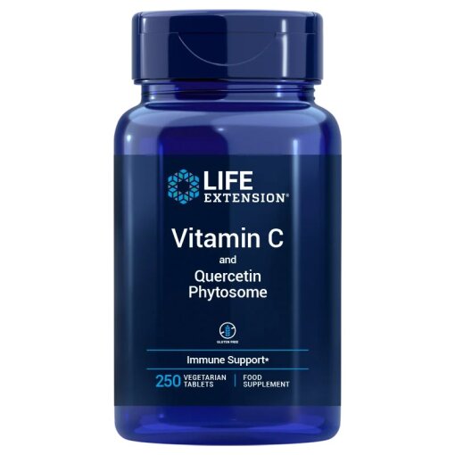 LIFE EXTENSION Vitamin C and Quercetin Phytosome EU version (250 tabs)