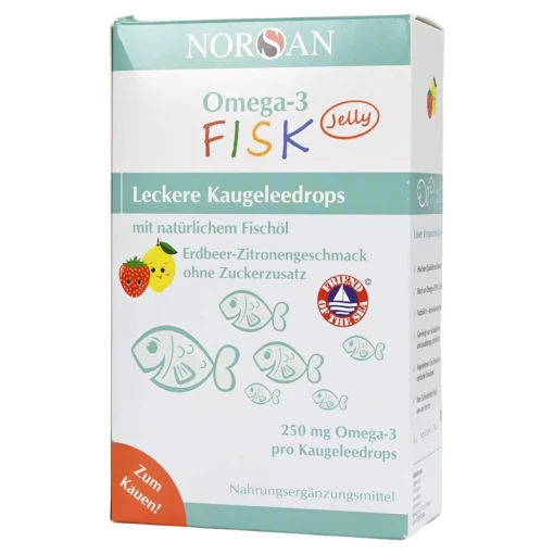 NORSAN Omega-3 Fisk Jelly (45 gummies)