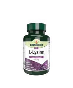 Natures Aid L-Lysine 1000 mg (60 Tablets)