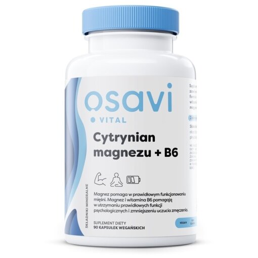 OSAVI Magnesium citrate + B6 (90 vcaps)