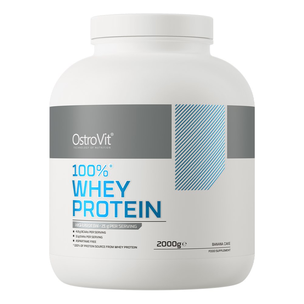OSTROVIT 100% Whey Protein banana cake (2000 g)