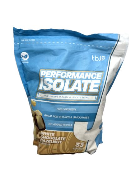 Trained by JP - Performance Isolate, White Chocolate Hazelnut - 1000g