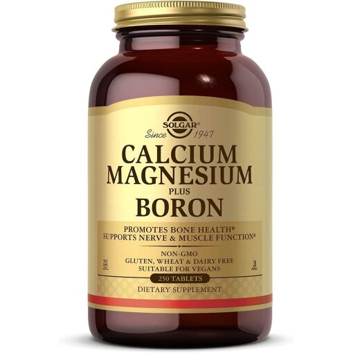 SOLGAR Calcium Magnesium plus Boron (250 tabs)