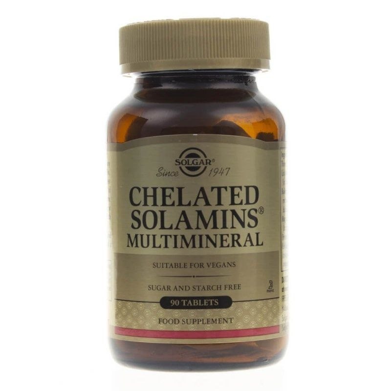 SOLGAR Chelated Solamins Multimineral (90 tabs)