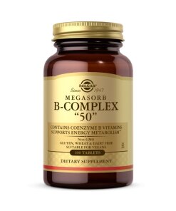 SOLGAR Megasorb B-Complex 50 (100 tabs)