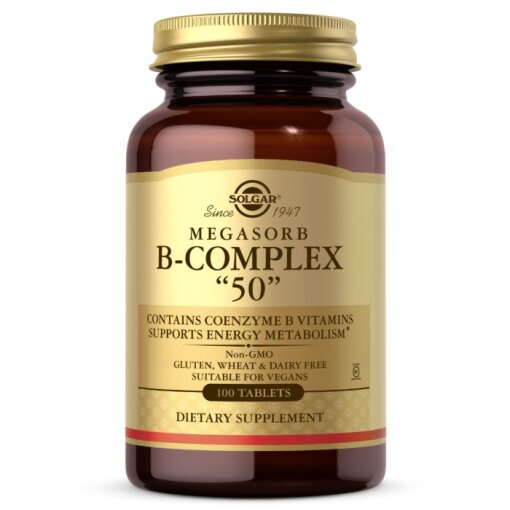 SOLGAR Megasorb B-Complex 50 (100 tabs)