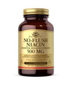 SOLGAR No-Flush Niacin (Inositol Hexanicotinate) (100 vcaps)