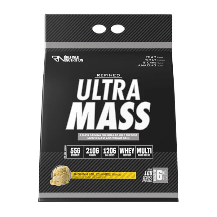 Refined Nutrition - Ultra Mass, Banana Milkshake - 6000g