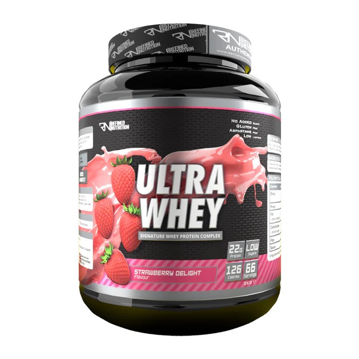 Refined Nutrition - Ultra Whey, Strawberry Delight - 2000g