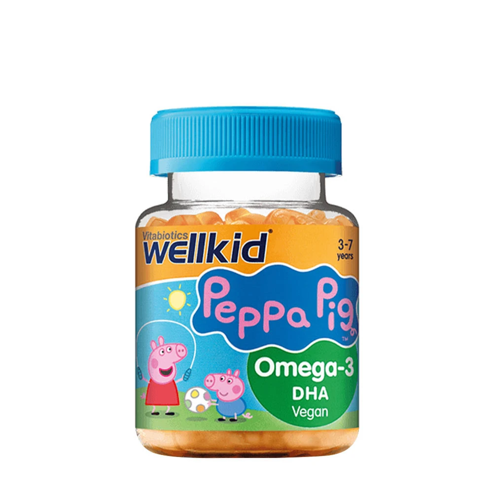 Vitabiotics Wellkid Peppa Pig Omega-3 DHA (30 Gummies