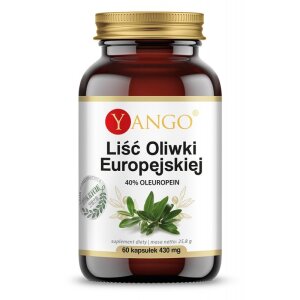YANGO European Olive Leaf - 40% oleuropein (60 caps)