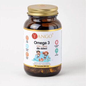 YANGO Omega 3 for kids EPA + DHA (60 caps)