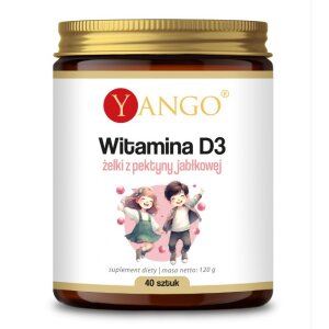 YANGO Vitamin D3 apple pectin jellies (40 jellies)