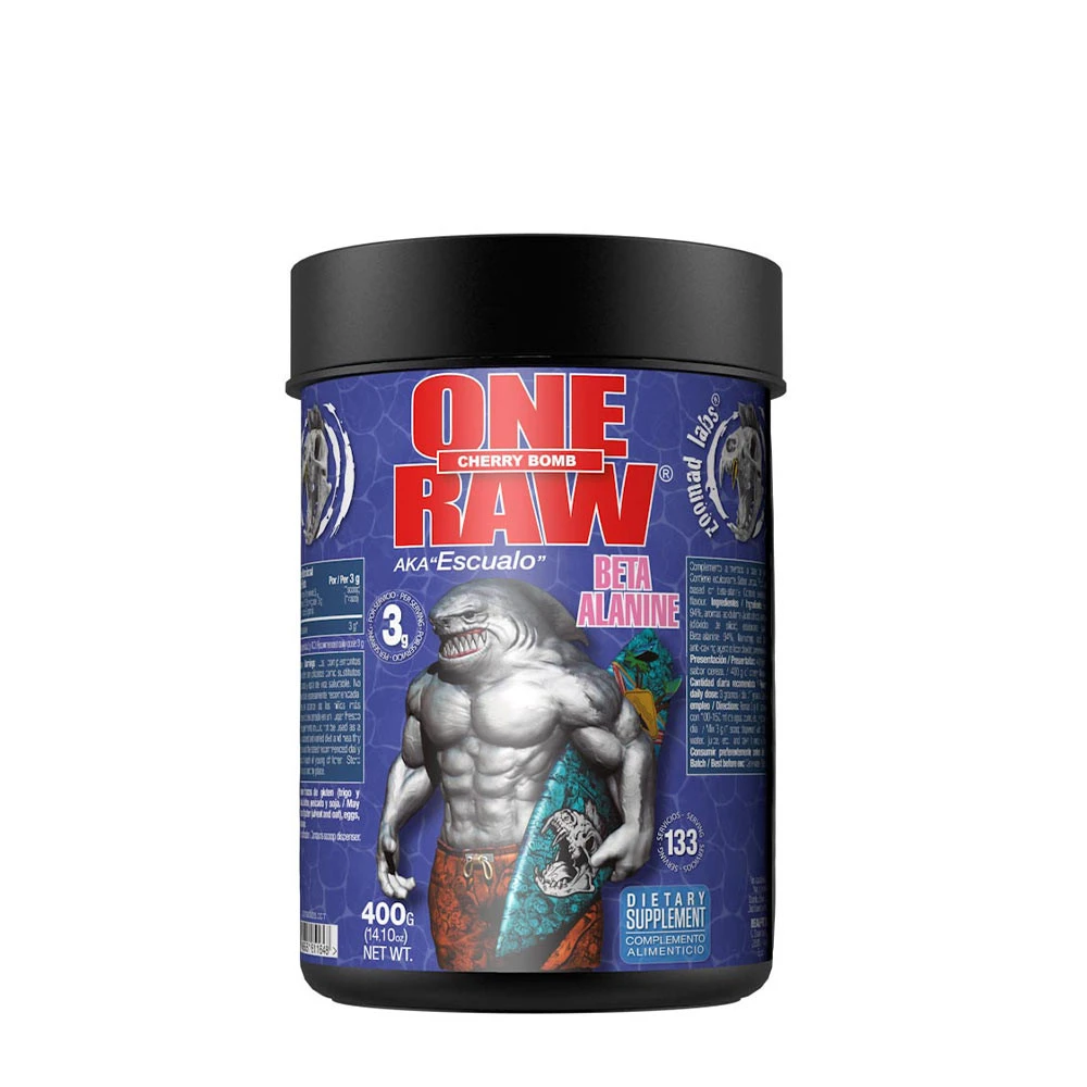 Zoomad Labs - One Raw® Beta-alanin 400 g, Cherry Bomb