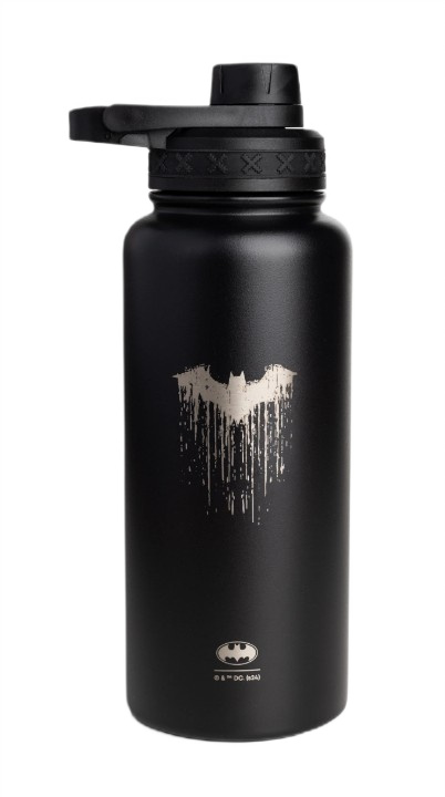 SmartShake - Bohtal Insulated Sports Bottle - DC Comics, Batman Logo Drip - 960 ml.