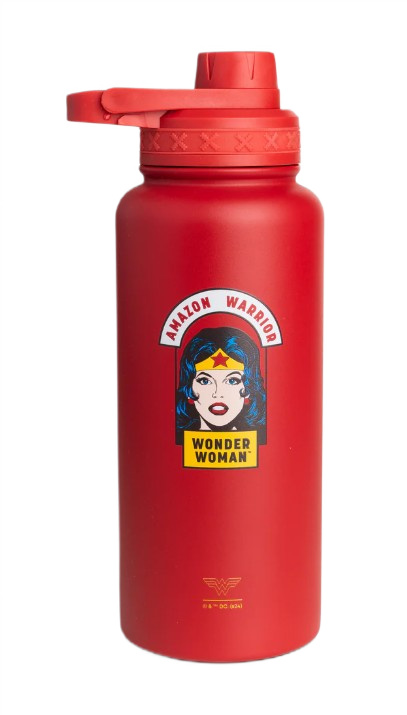 SmartShake - Bohtal Insulated Sports Bottle - DC Comics, Wonder Woman Amazon Warrior - 960 ml.