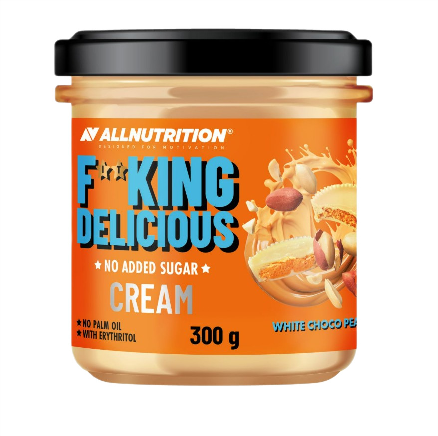 Allnutrition - Fitking Delicious Cream, White Choco Peanut - 300g