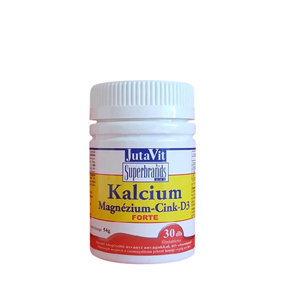JutaVit - Calcium-Magnesium-Zink+D3 Forte 30 tabletter