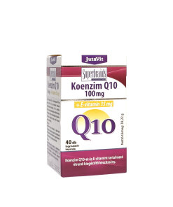 JutaVit Coenzyme Q10 100 mg + Vitamin E capsule (40 Tablets)
