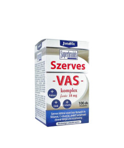 JutaVit Organic Iron Complex Forte 18 mg tablet (100 Tablets)