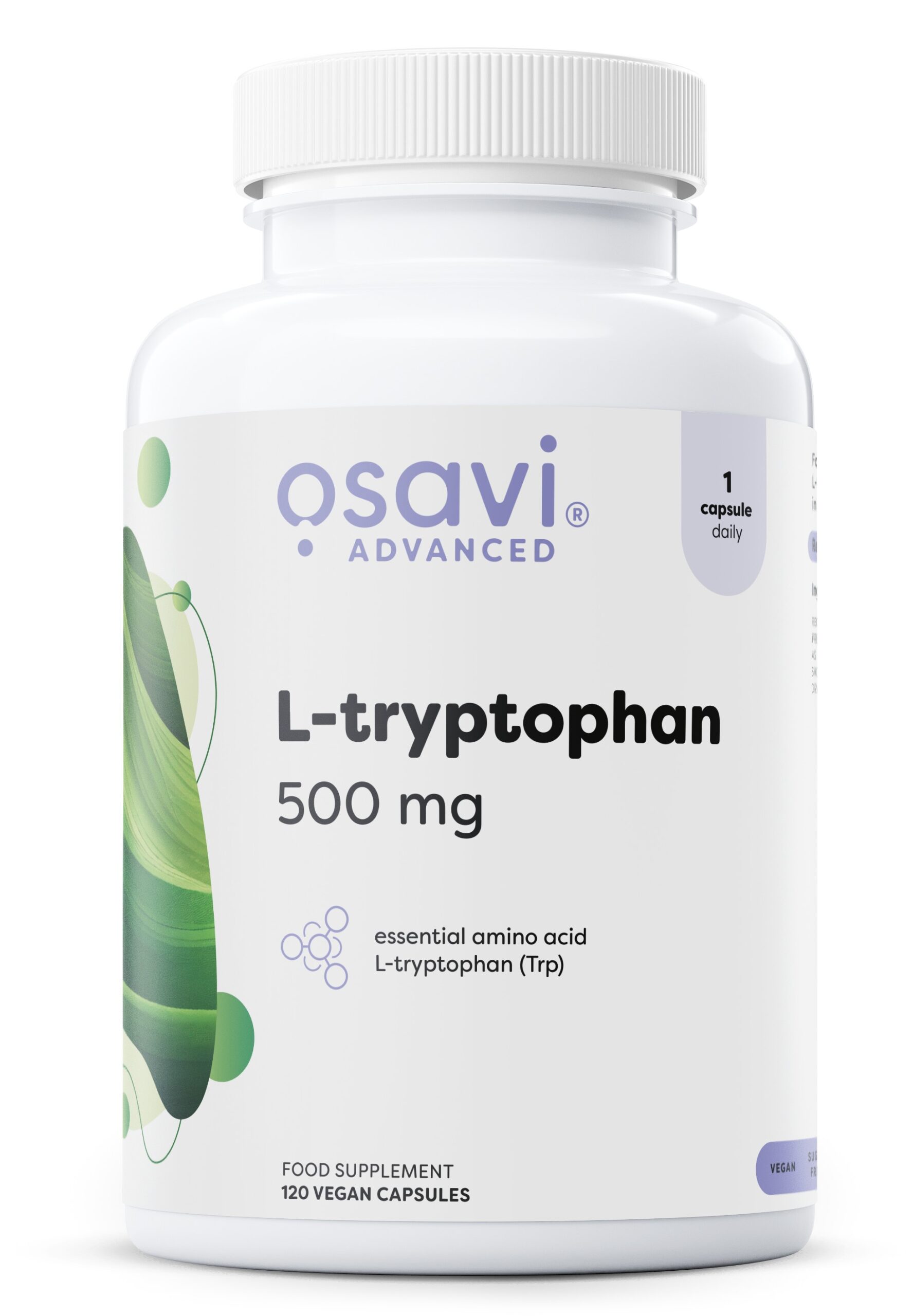 Osavi - L-tryptophan, 500mg - 120 vegan caps