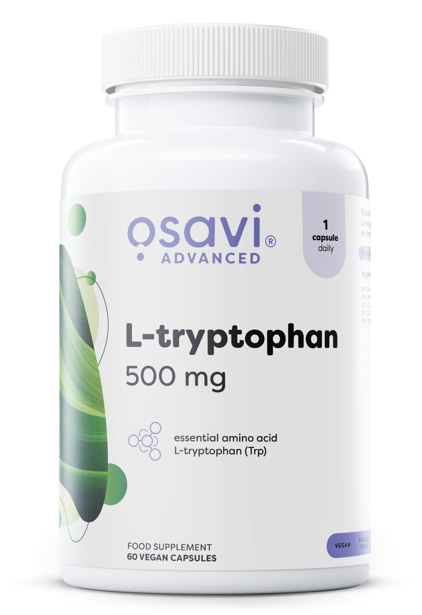 Osavi - L-tryptophan, 500mg - 60 vegan caps