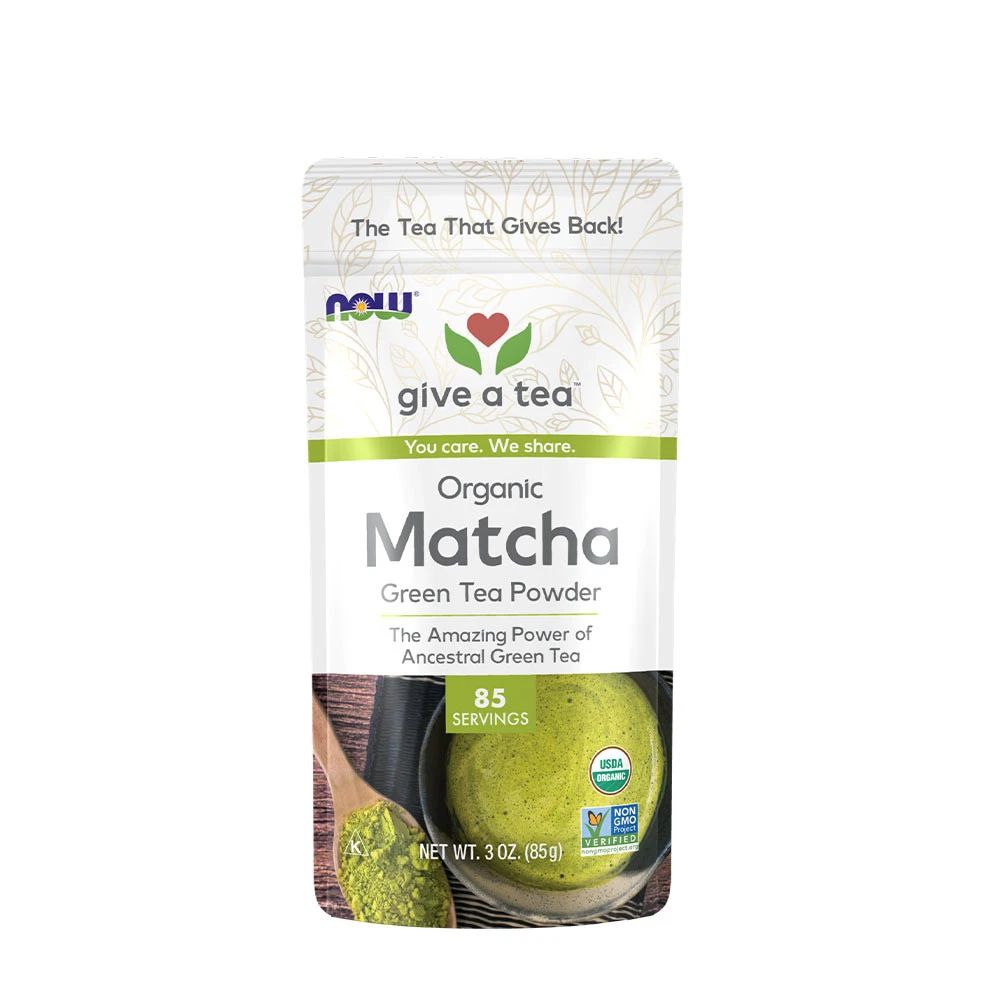 NOW - Økologisk Matcha Grøn Te Pulver 85 g