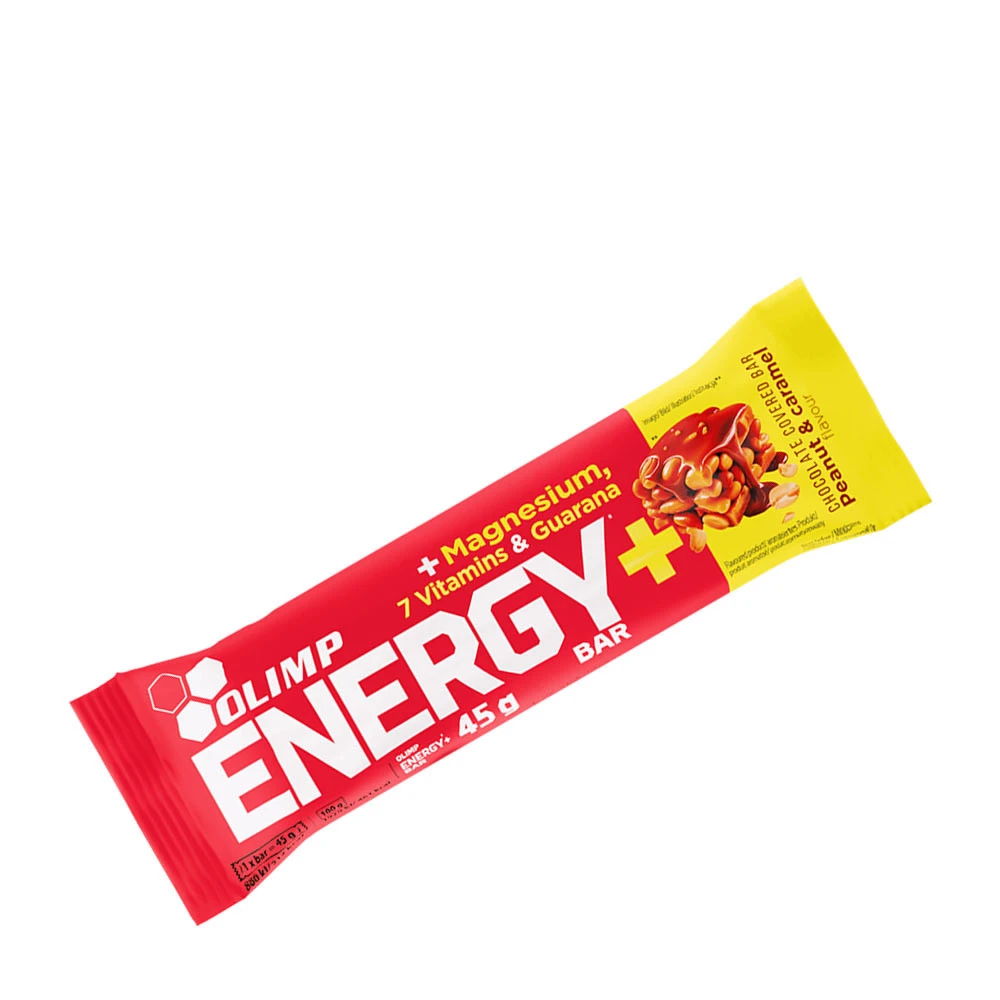Olimp Sport - Energy+ Bar 45 g, Peanut Caramel