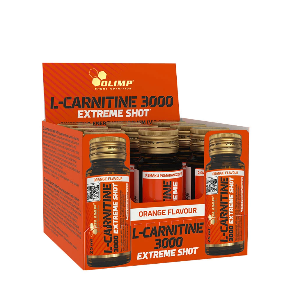 Olimp Sport - L-Carnitine 3000 Extreme Shot, Orange 9 x 25 ml