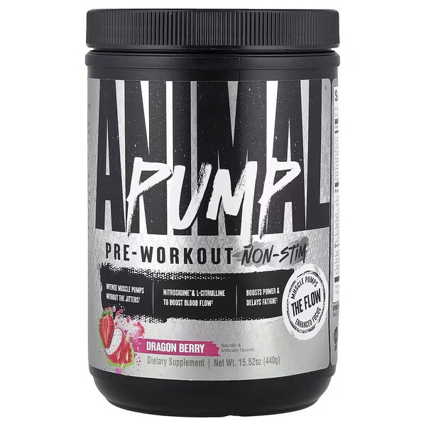 Animal - Pump Pre-Workout Non-Stim, Dragon Berry - 440g