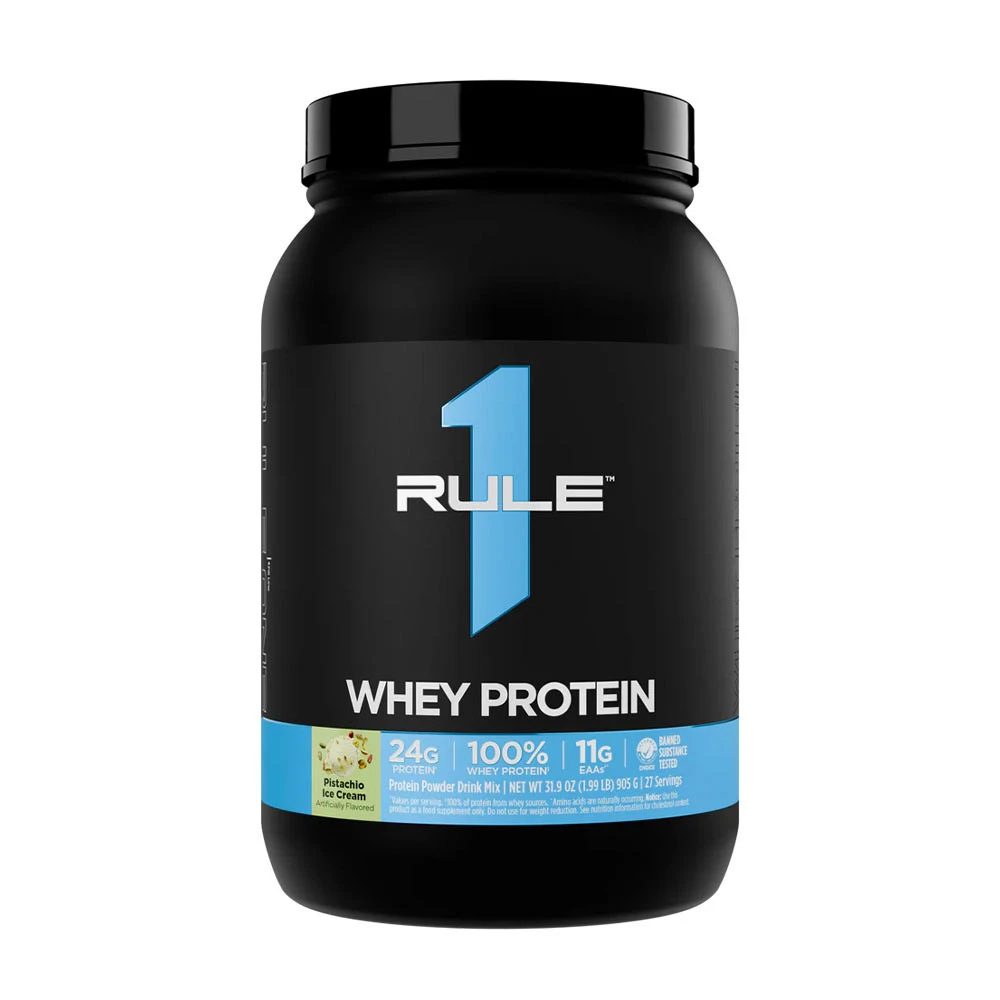 Rule One - Whey Protein, Pistachio Ice Cream - 905g